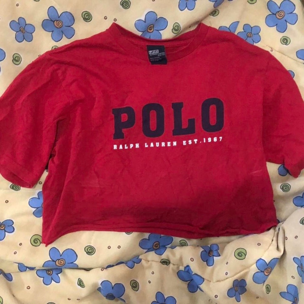 Vintage Ralph Polo Cropped tee ❤️
